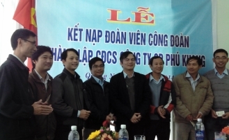 Thành lập công đoàn Công ty cổ phần Phú Khang