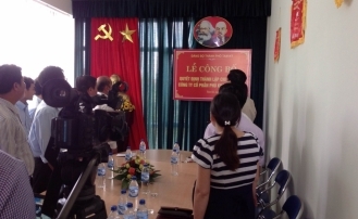 Thành lập Chi bộ cơ sở